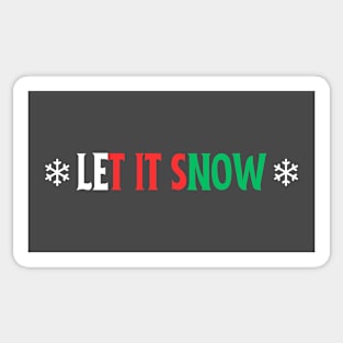 Let It Snow Sticker